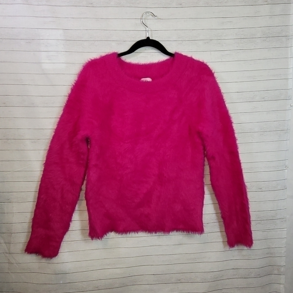 LOU & GREY ALISTAR FUSCHIA PINK SWEATER, SZ XS